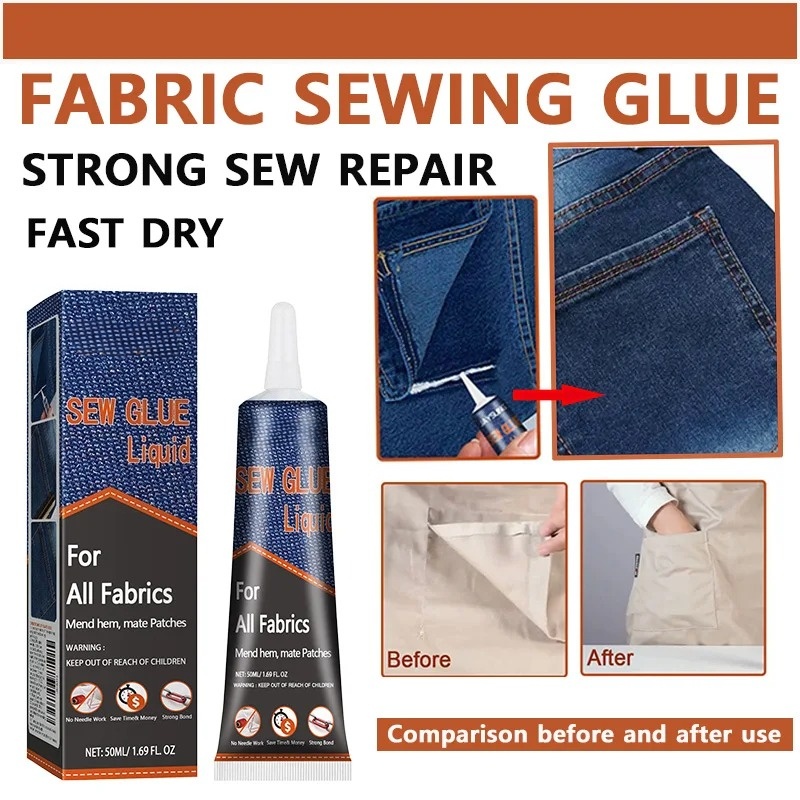 50ml Fabric Sewing Glue Fast D – обзор и цена Leather Tooling Kit