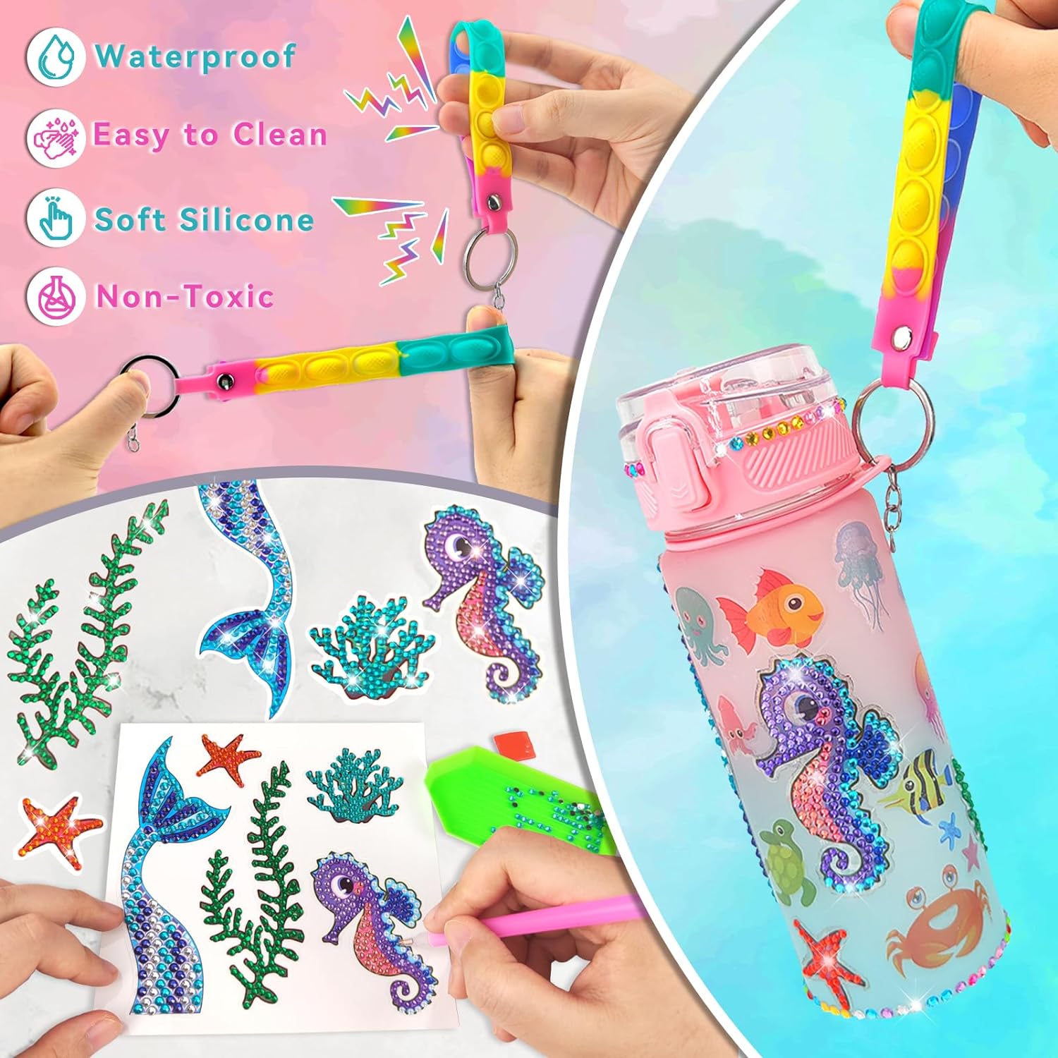 Decorate Your Own Water Bottle – обзор и цена Art Craft Kits For Kids