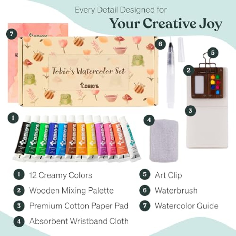 Original Mini Wooden Watercolo – обзор и цена Art & Craft Teacher
