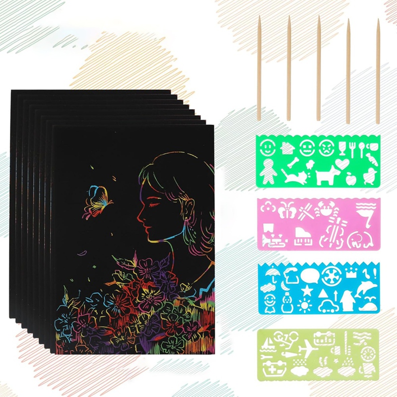 Scratch Paper Art Set, Black C – обзор и цена Art Craft And