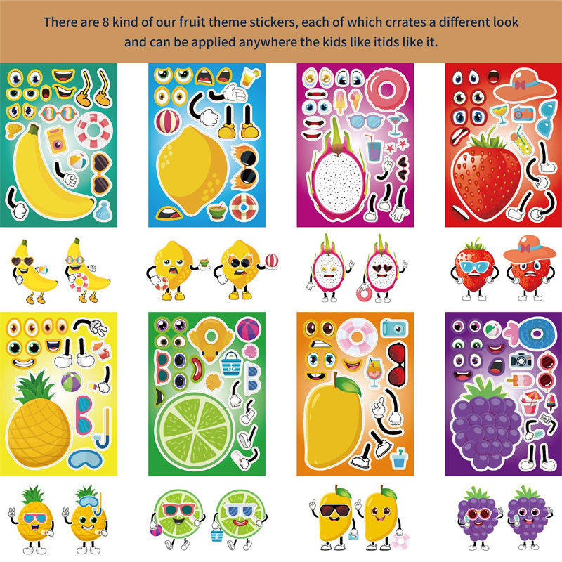 6-24sheet Make Your Own Fruit  – обзор и цена Art Craft 6 Year Old