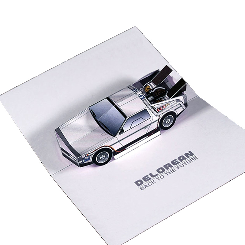 Back To The Future POP-UP Card – обзор и цена Art Craft With Cardboard