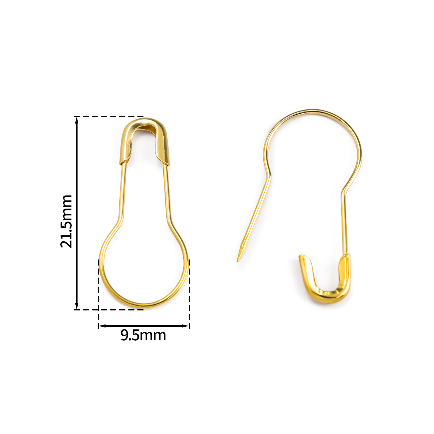 100Pcs/Lot Metal Gourd Safety  – обзор и цена Art Craft Making