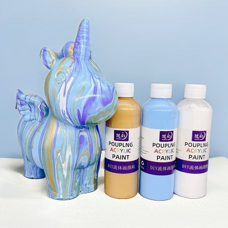 Acrylic Paints Set Fluid Unico – обзор и цена Art Craft Unicorn