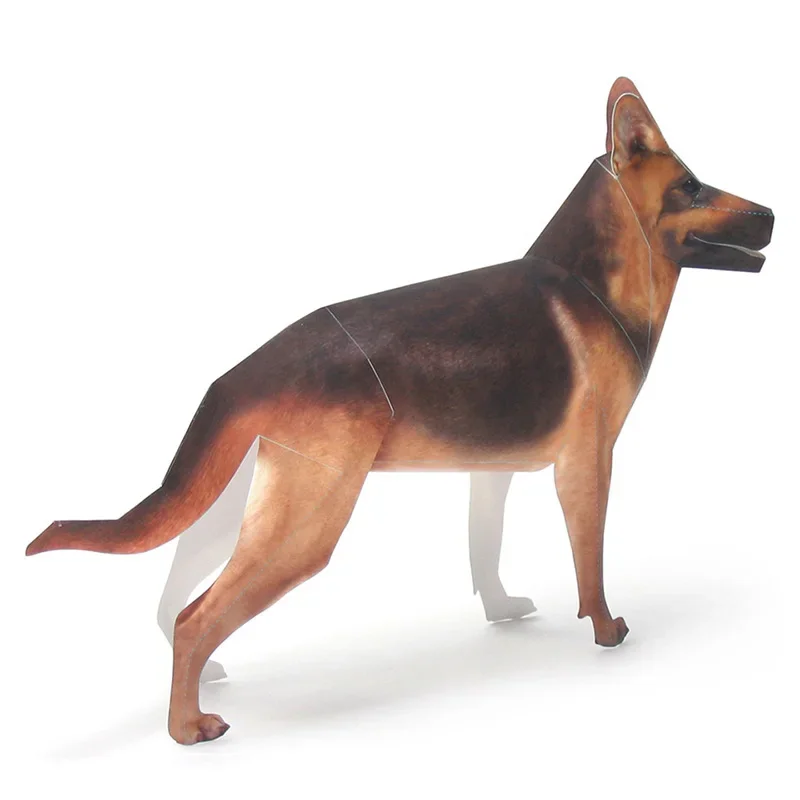 German Shepherd Dog Origami Ar – обзор и цена Art Craft With Cardboard
