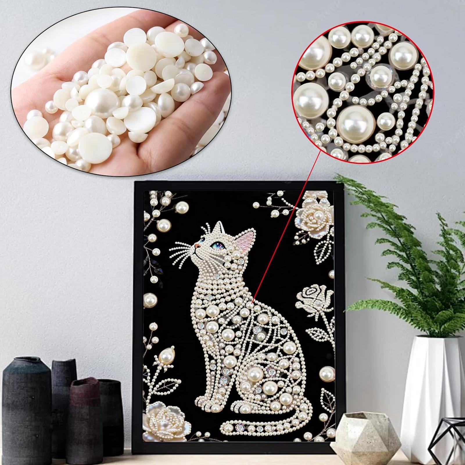 Cat Shape Pearl Painting Kits  – обзор и цена Art Craft Mother'S Day