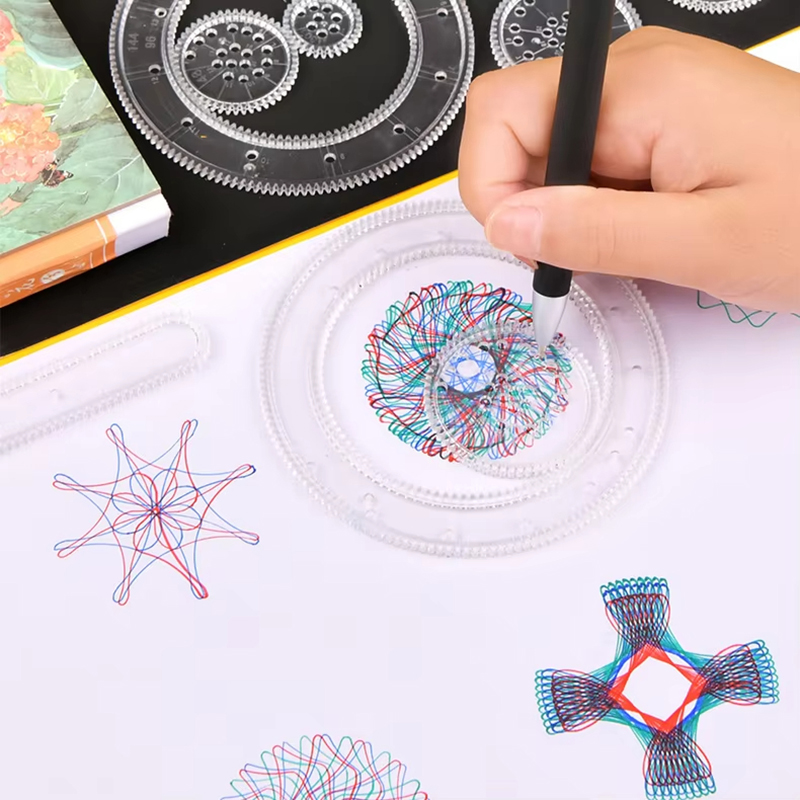 Funny Spirograph Drawing Toys  – обзор и цена Art Craft Template