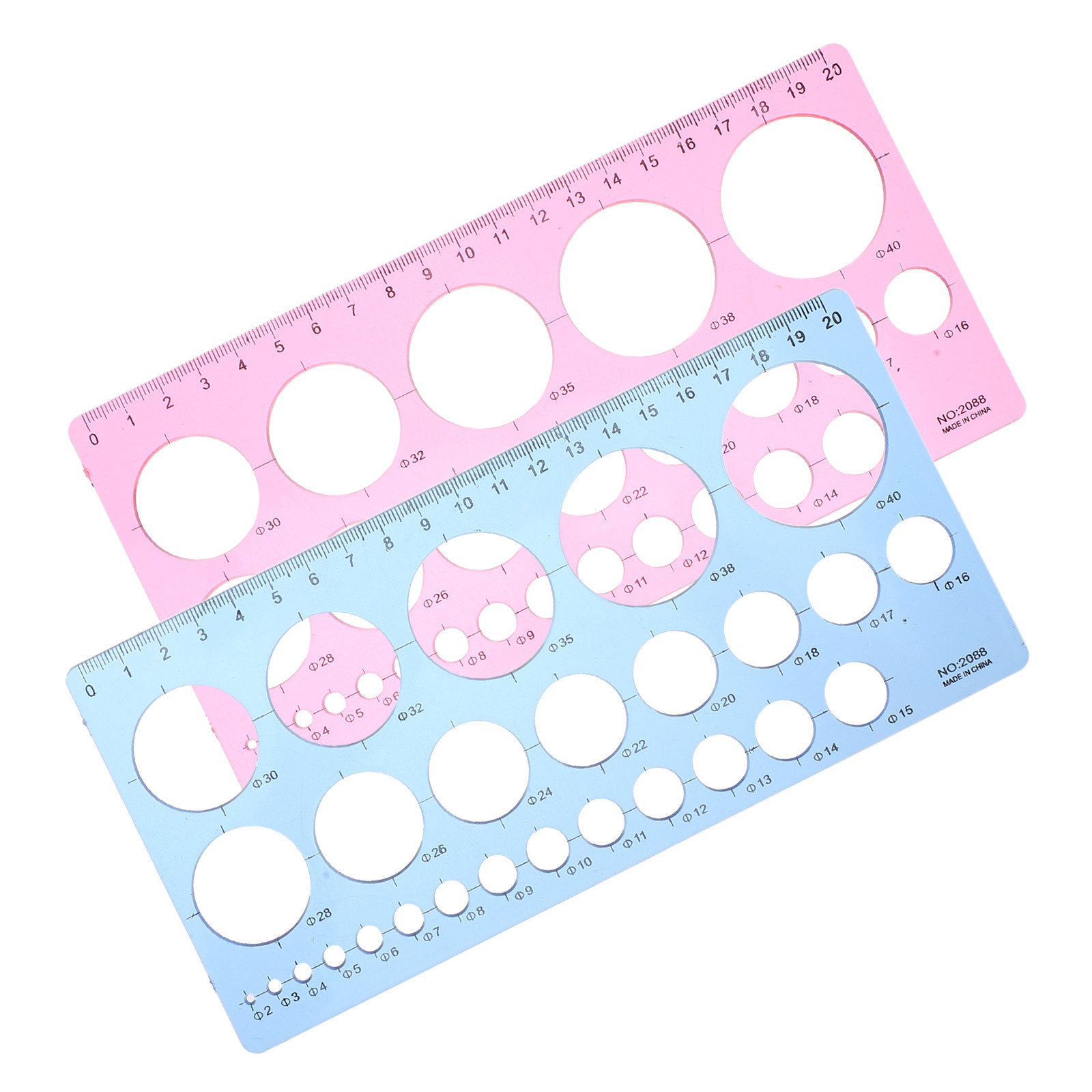 2Pcs Circle Template Ruler Geo – обзор и цена Art Craft Template