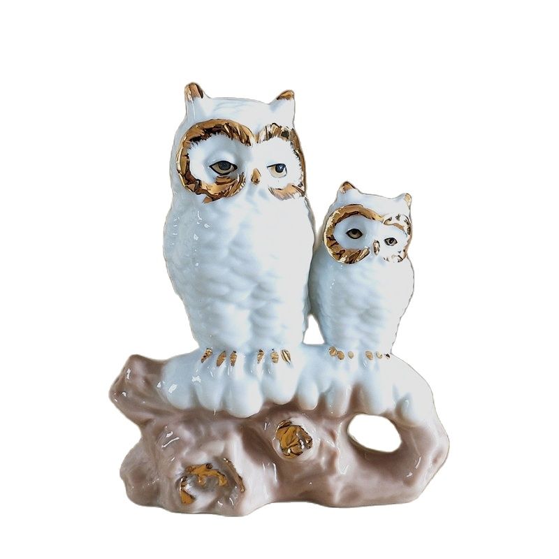Gilt Porcelain Mother Owl Figu – обзор и цена Art Craft Mother'S Day
