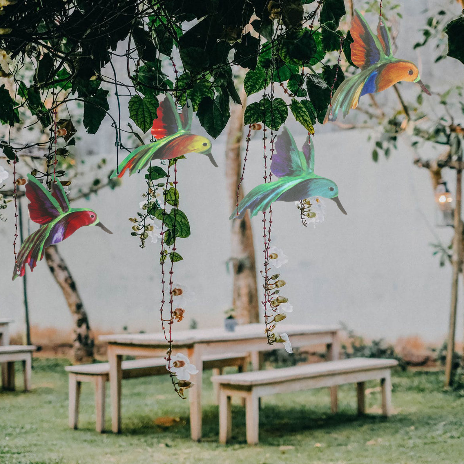 4pcs Iron Hummingbird Hanging  – обзор и цена Art Craft Display