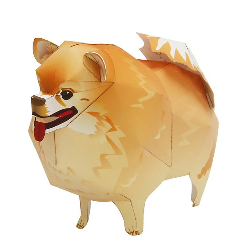 Pomeranian Dog Folding Origami – обзор и цена Art Craft With Cardboard