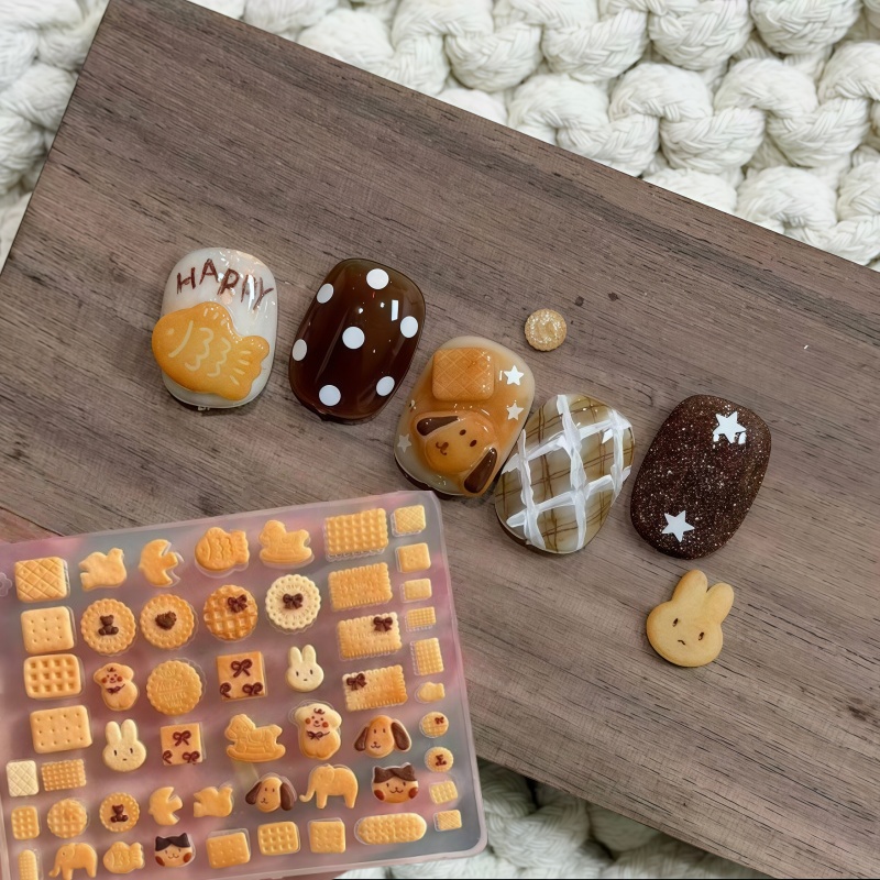 Cute Animal Nail Art & Cookie  – обзор и цена Art Craft Template
