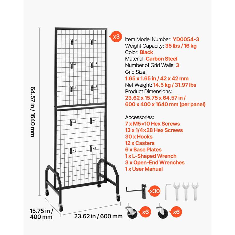 3 Packs Mesh Wall Grids 1.9 x  – обзор и цена Art Craft Display