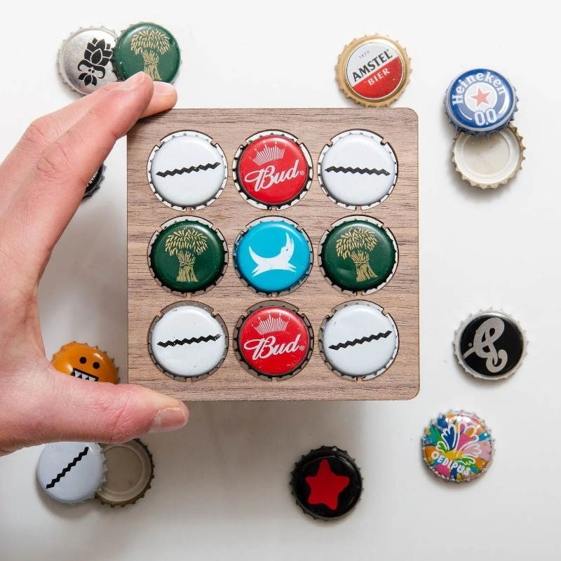 Wood Beer Cap Collector Coaste – обзор и цена Art Craft Display