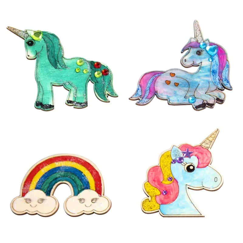 24Pcs Unicorn Wooden Craft Set – обзор и цена Art Craft Unicorn