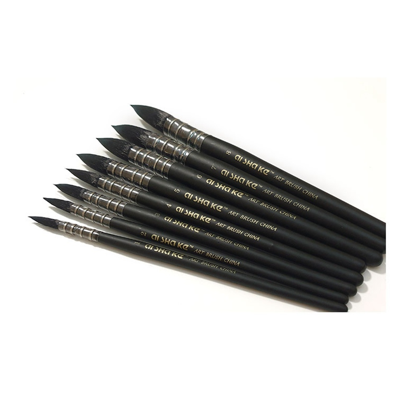 1pc Mop Watercolor Paint Brush – обзор и цена Gouache Paint Set