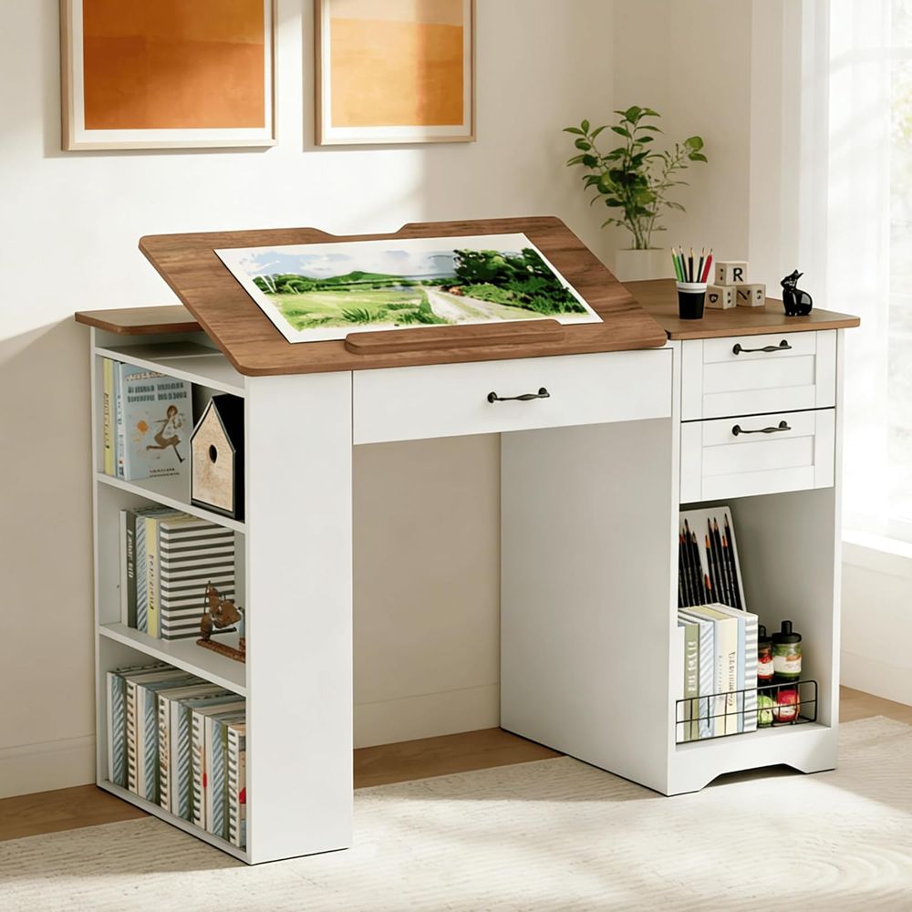 Adjustable Desk with Storage a – обзор и цена Art & Craft Teacher