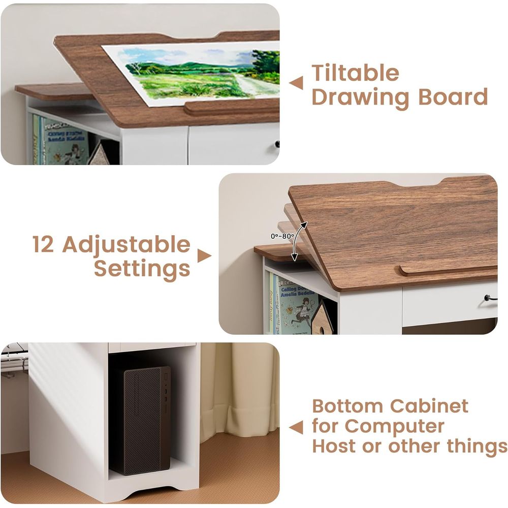 Adjustable Desk with Storage a – обзор и цена Art & Craft Teacher