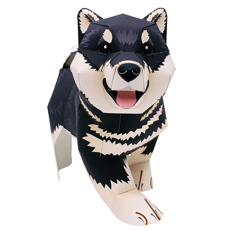 Black Shiba Inu Dog Handmade O – обзор и цена Art Craft With Cardboard