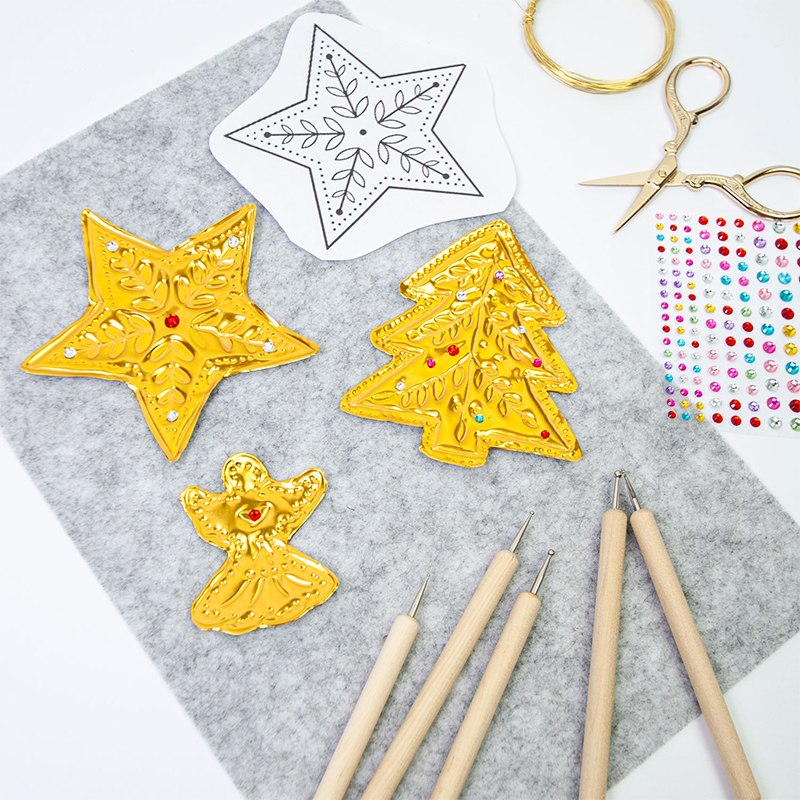 DIY Gold Foil Art Relief Chris – обзор и цена Art Craft In Paper