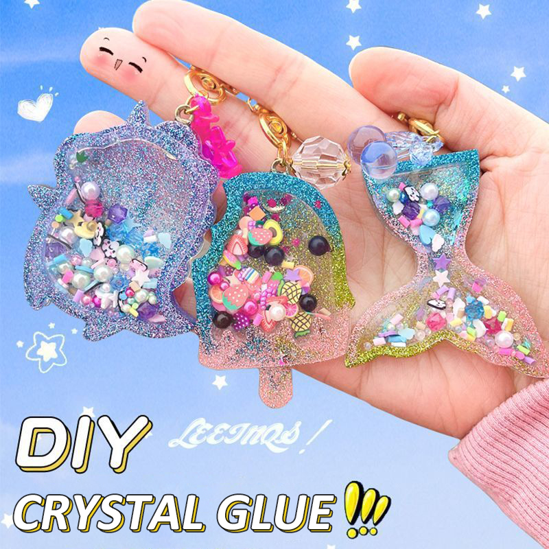 Kids DIY Crystal Glue Key chai – обзор и цена Art Craft Kits For Kids