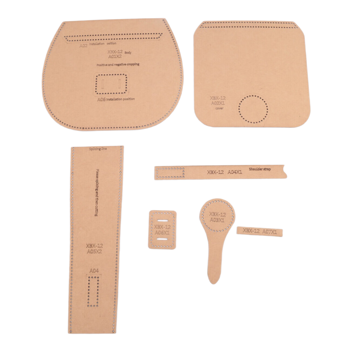A06K DIY Leather Tool Kit Kraf – обзор и цена Leather Tooling Kit