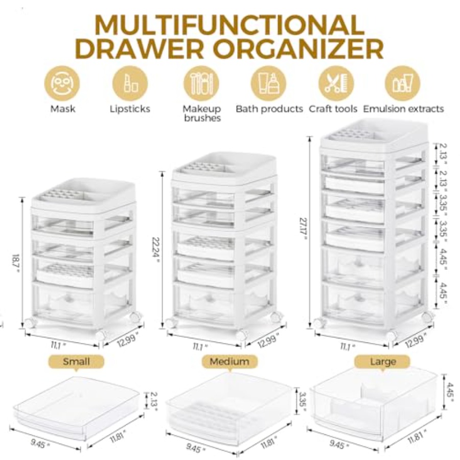 Rolling Cart with 6 Drawers Cl – обзор и цена Art Craft And