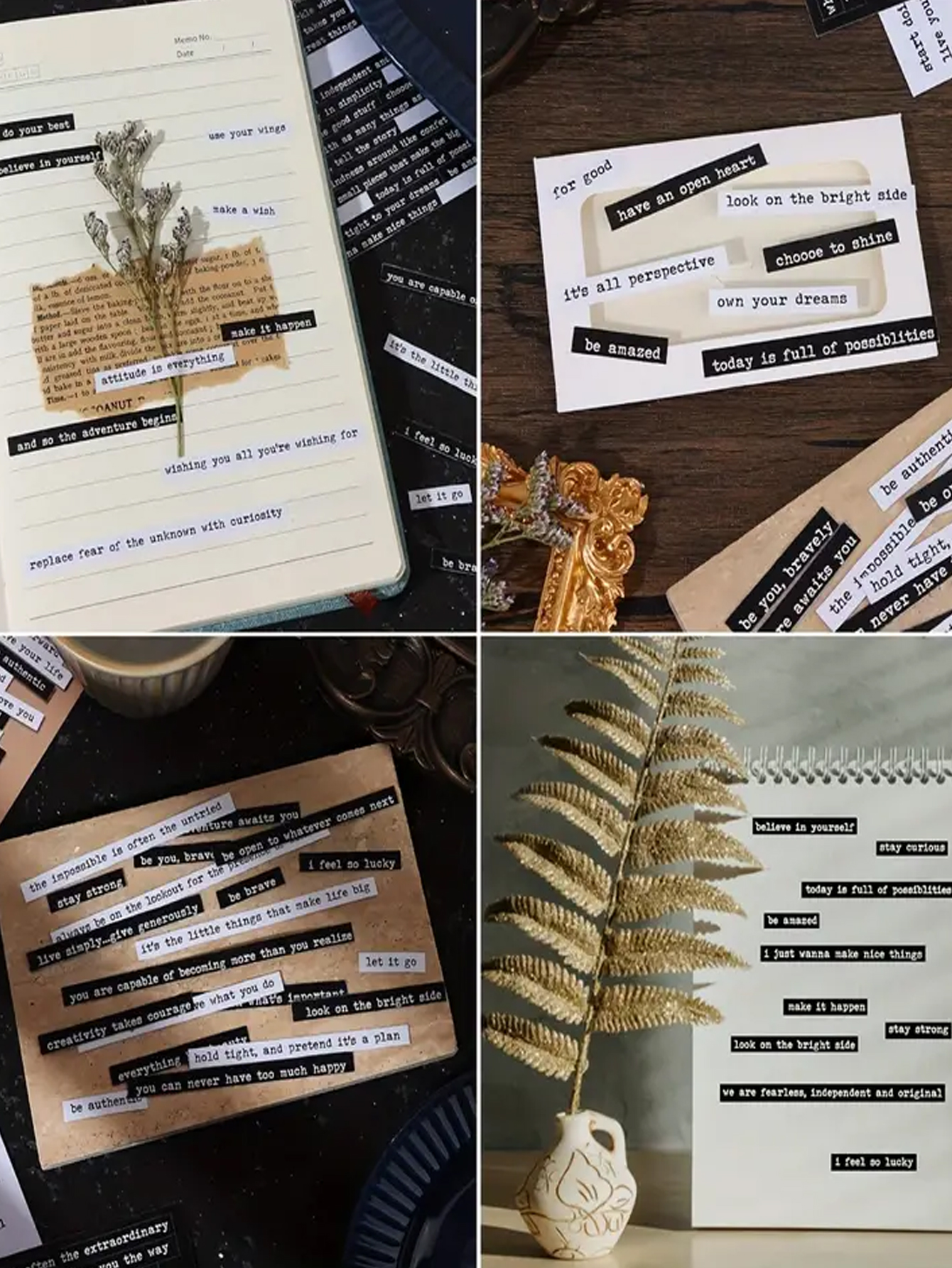 8 Sheets/406pcs Motivational Q – обзор и цена Art Craft Quotes