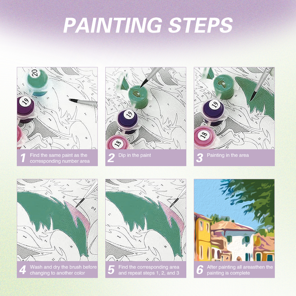 1pc frameless Simple Painting  – обзор и цена Art Craft Simple