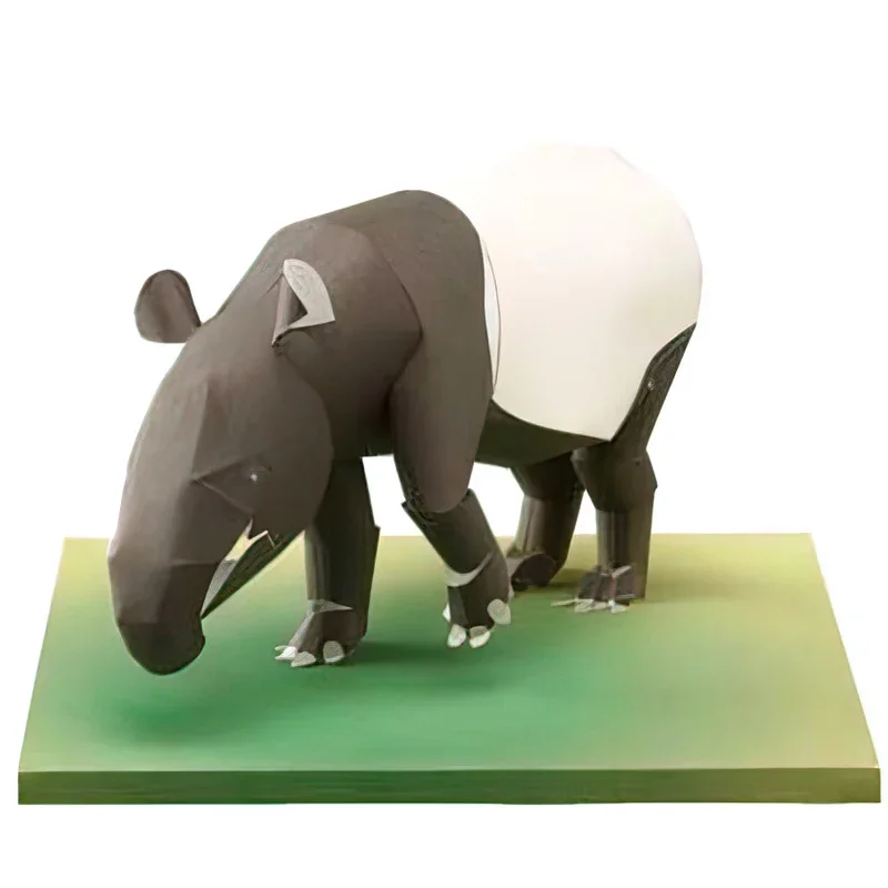 Malayan Tapir Origami Art Mini – обзор и цена Art Craft With Cardboard