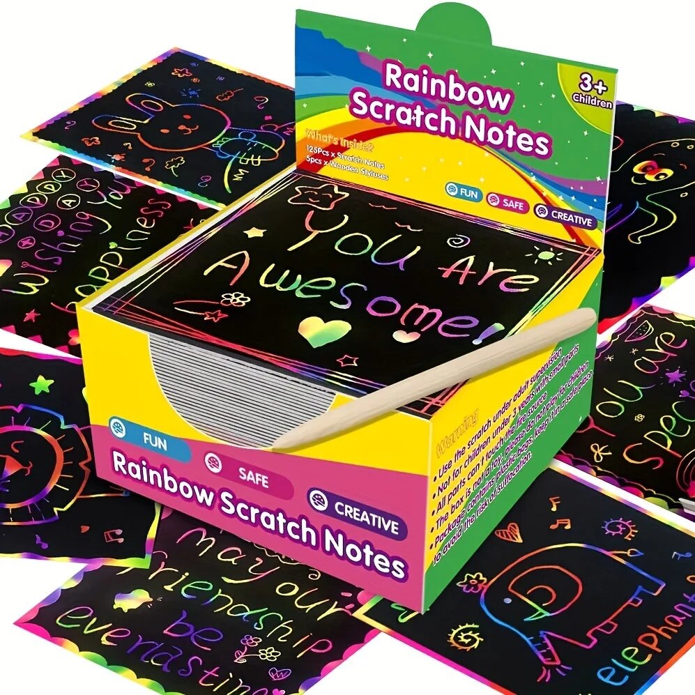 Many Creative Scratch Art Card – обзор и цена Art Craft 6 Year Old