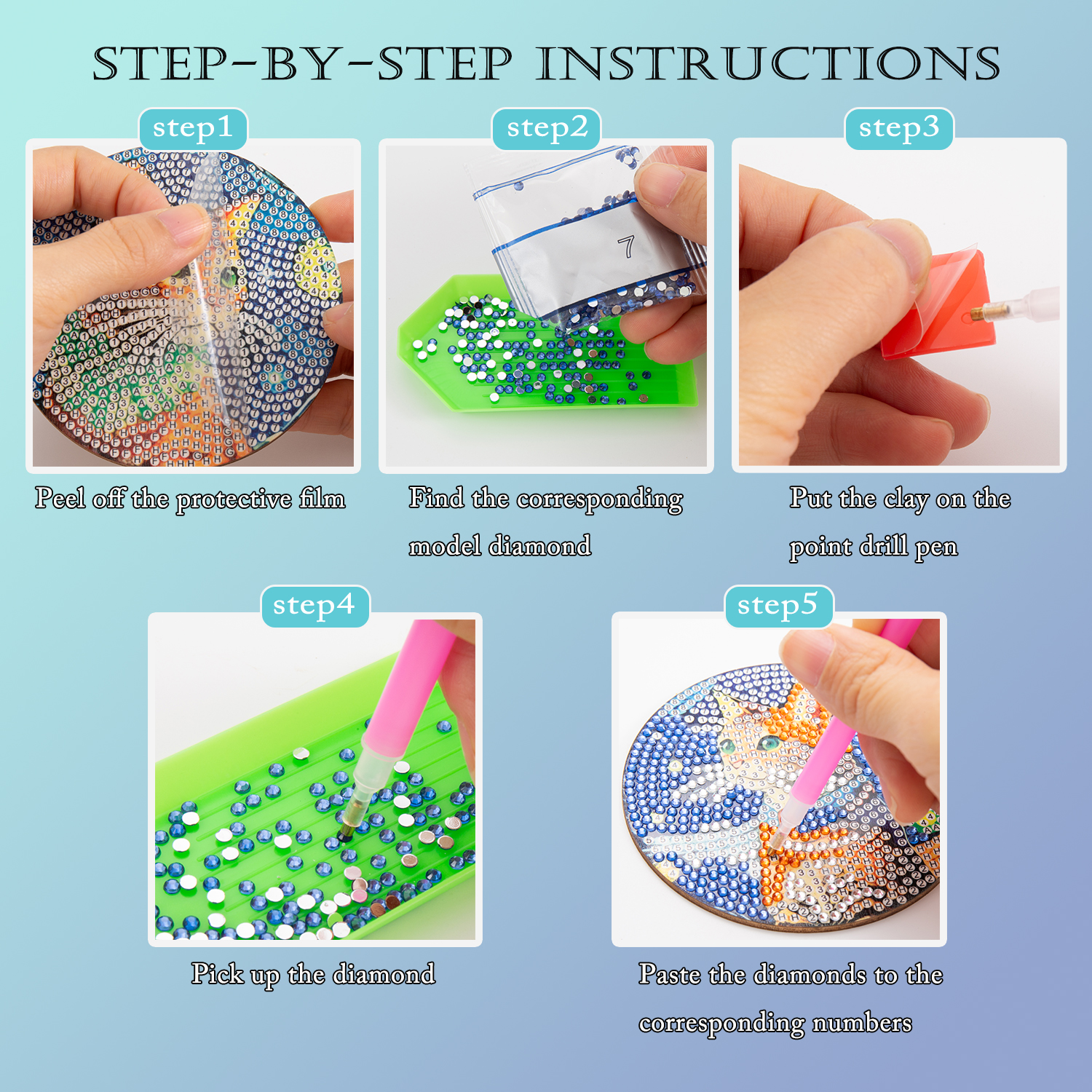 8 pieces/set of diamond painte – обзор и цена Art And Craft Photos