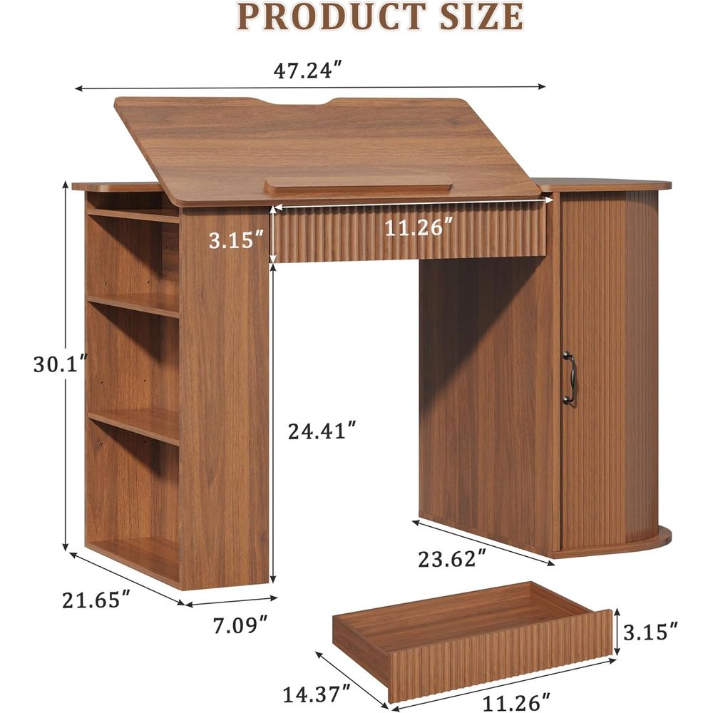 Storage Cabinet Desk with Shel – обзор и цена Art Craft And