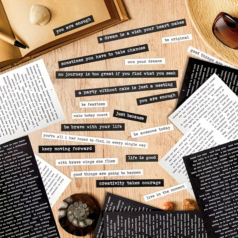 406pcs Inspirational Quote Sti – обзор и цена Art Craft Quotes