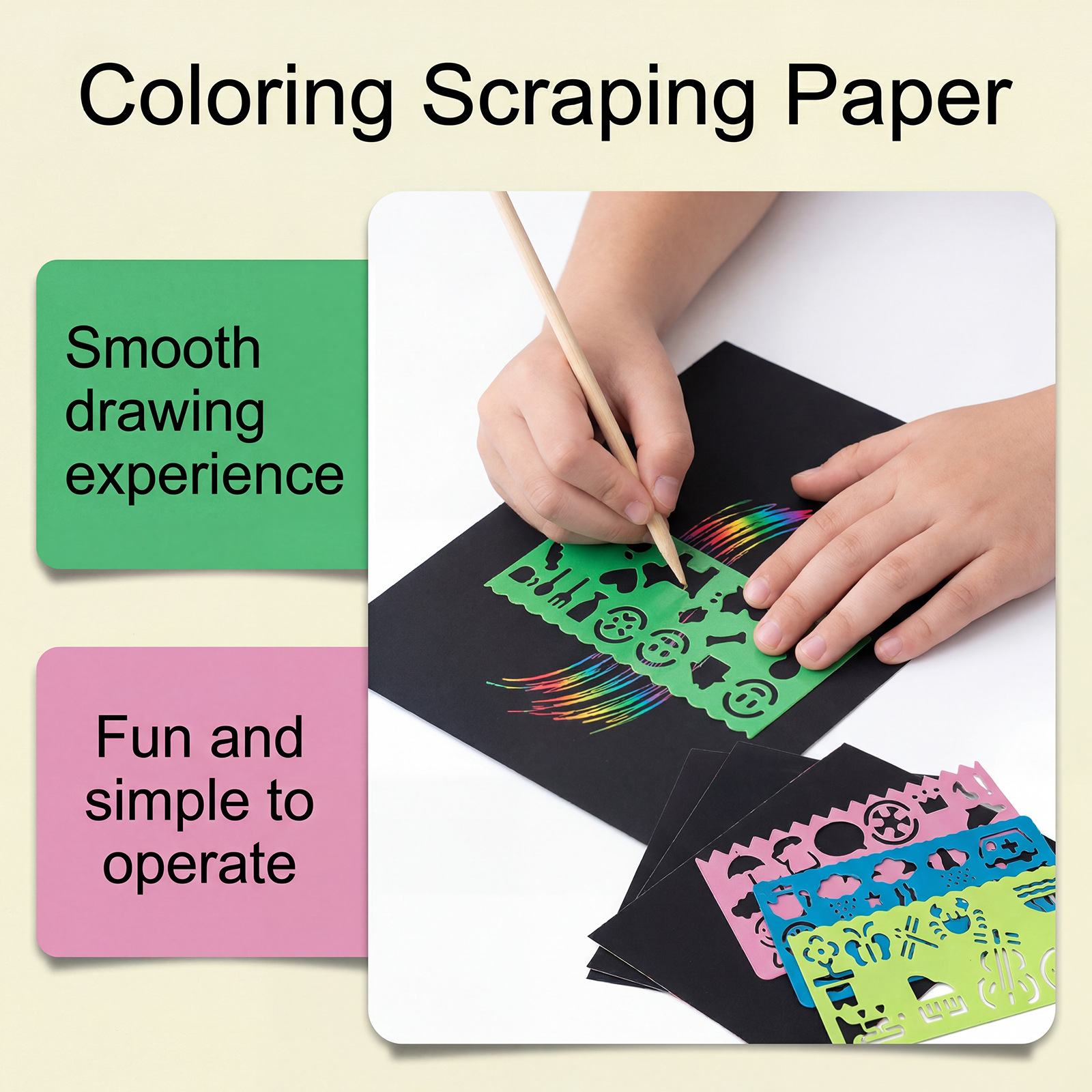 Color Coated Paper, Clear & Ea – обзор и цена Art Craft In Paper