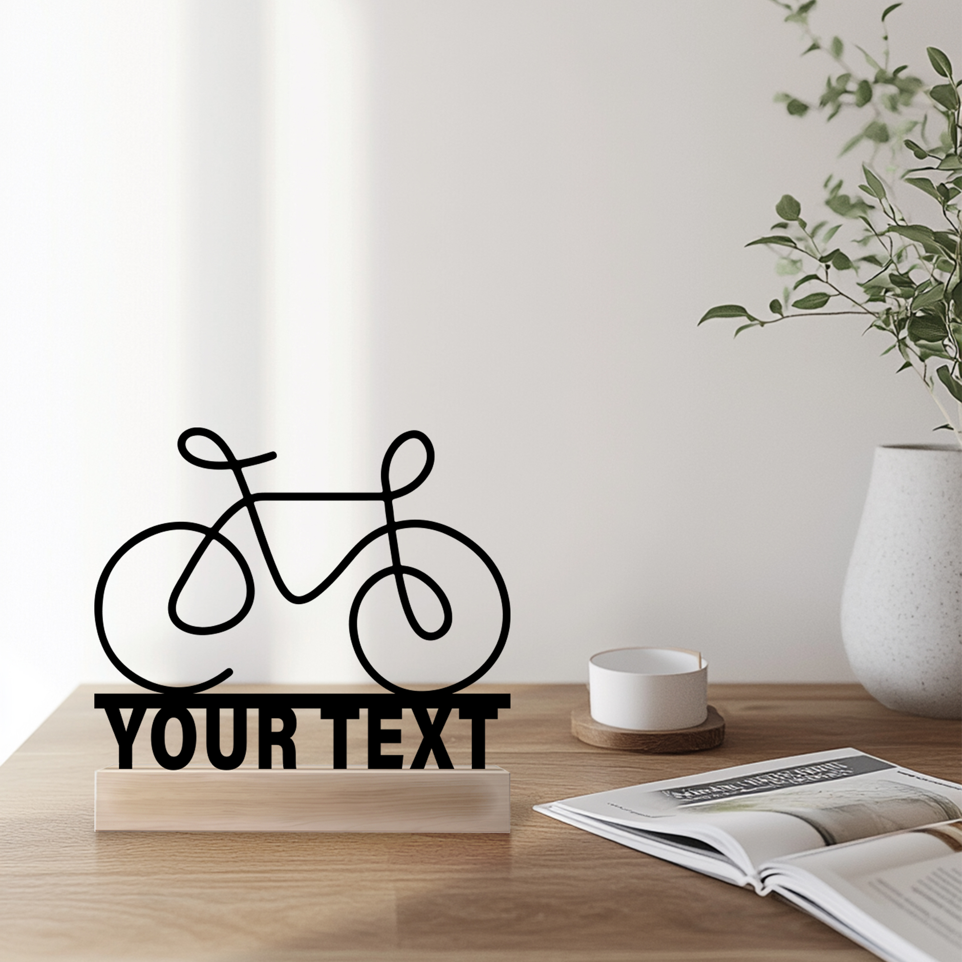 1pc Simple bicycle bike Custom – обзор и цена Art Craft Simple
