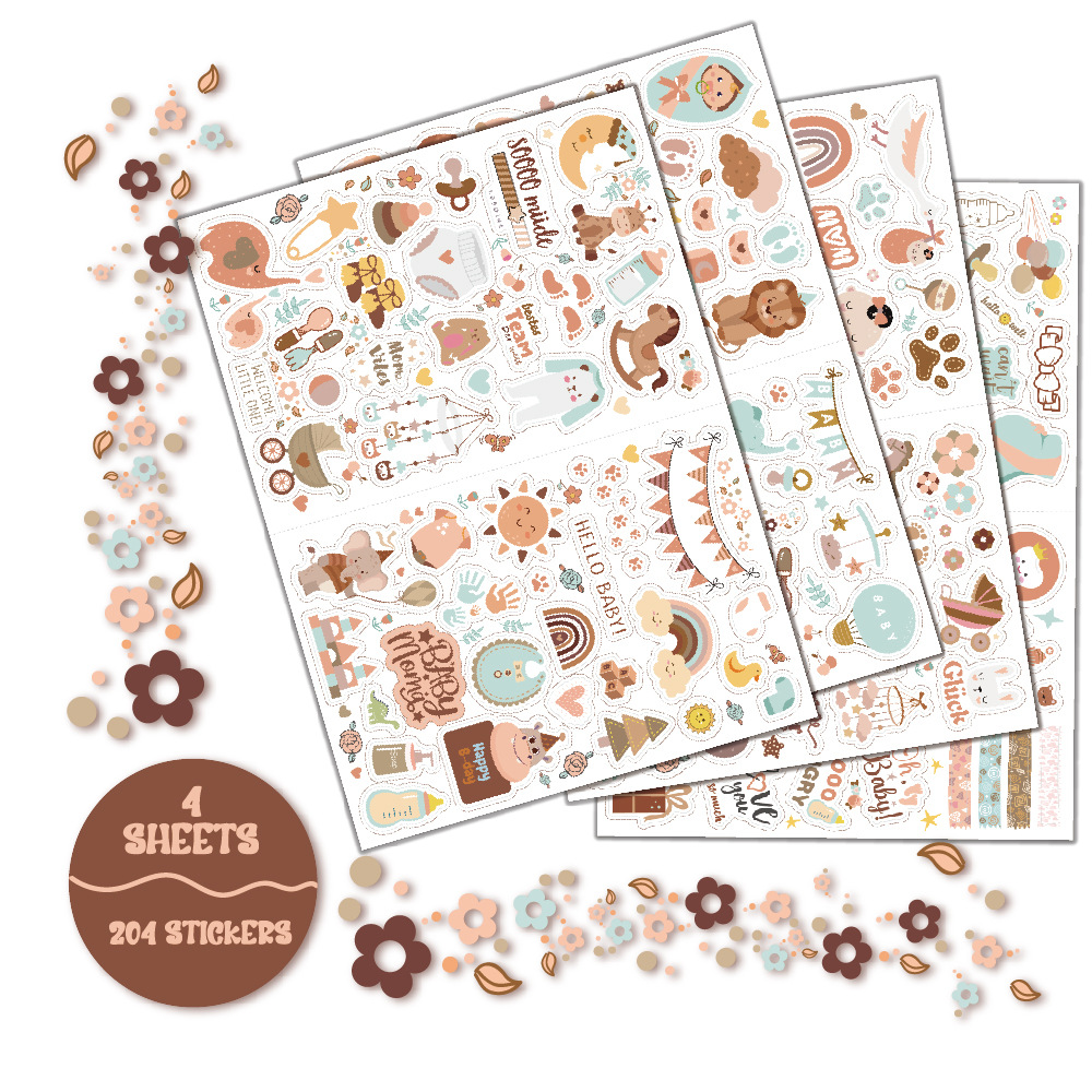 4 sheets/pack Baby Scrapbook S – обзор и цена Art Craft 6 Year Old