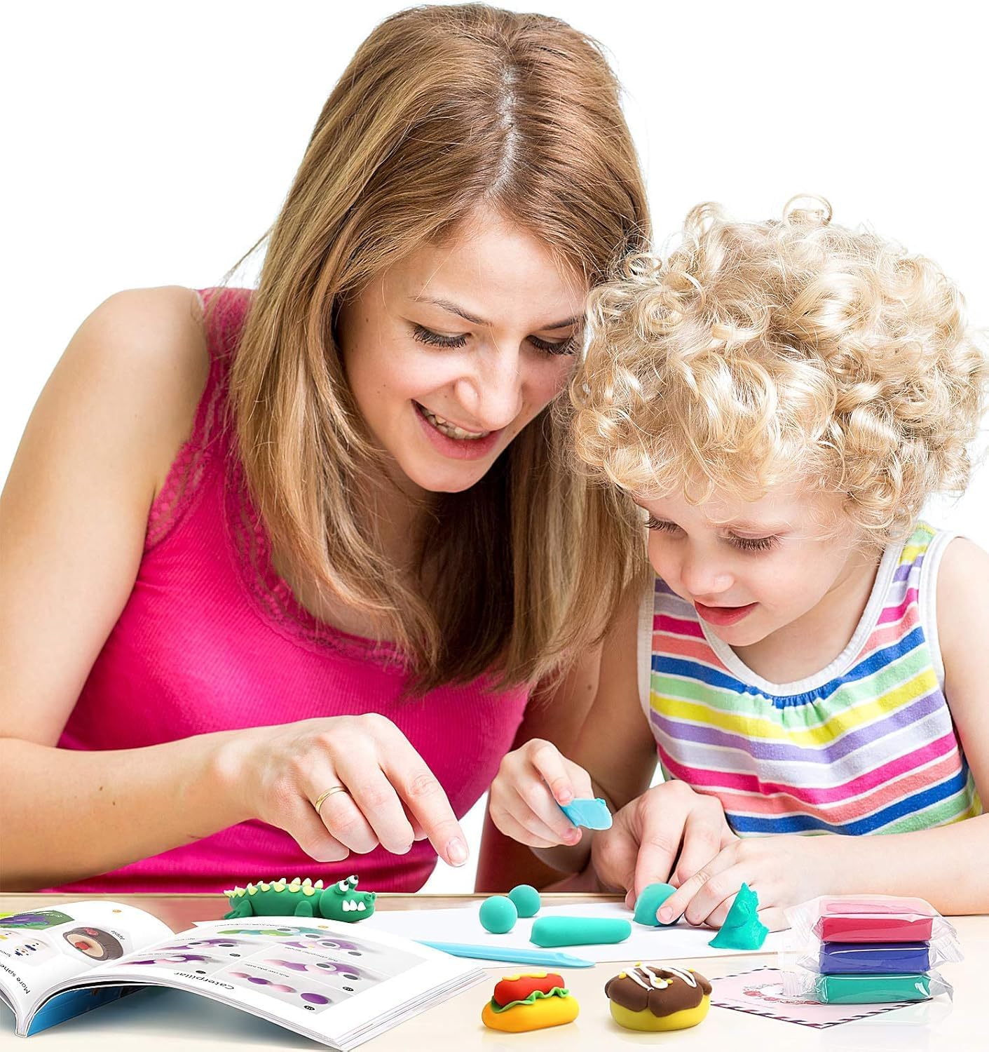 24 Colors Air Dry Clay Kit for – обзор и цена Art Craft And
