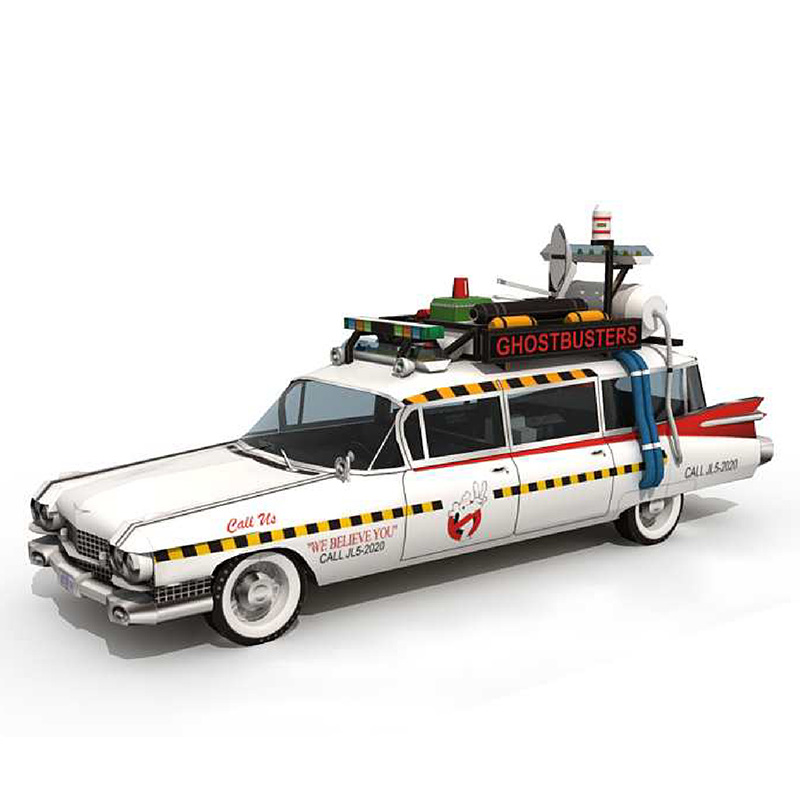Ghostbusters Car Ecto-1A 1:20  – обзор и цена Art Craft With Cardboard