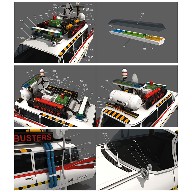 Ghostbusters Car Ecto-1A 1:20  – обзор и цена Art Craft With Cardboard