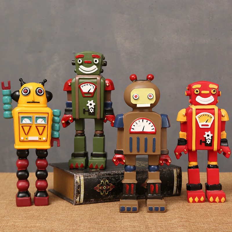 Cartoon Robot Statue Ornaments – обзор и цена Art Craft Robot