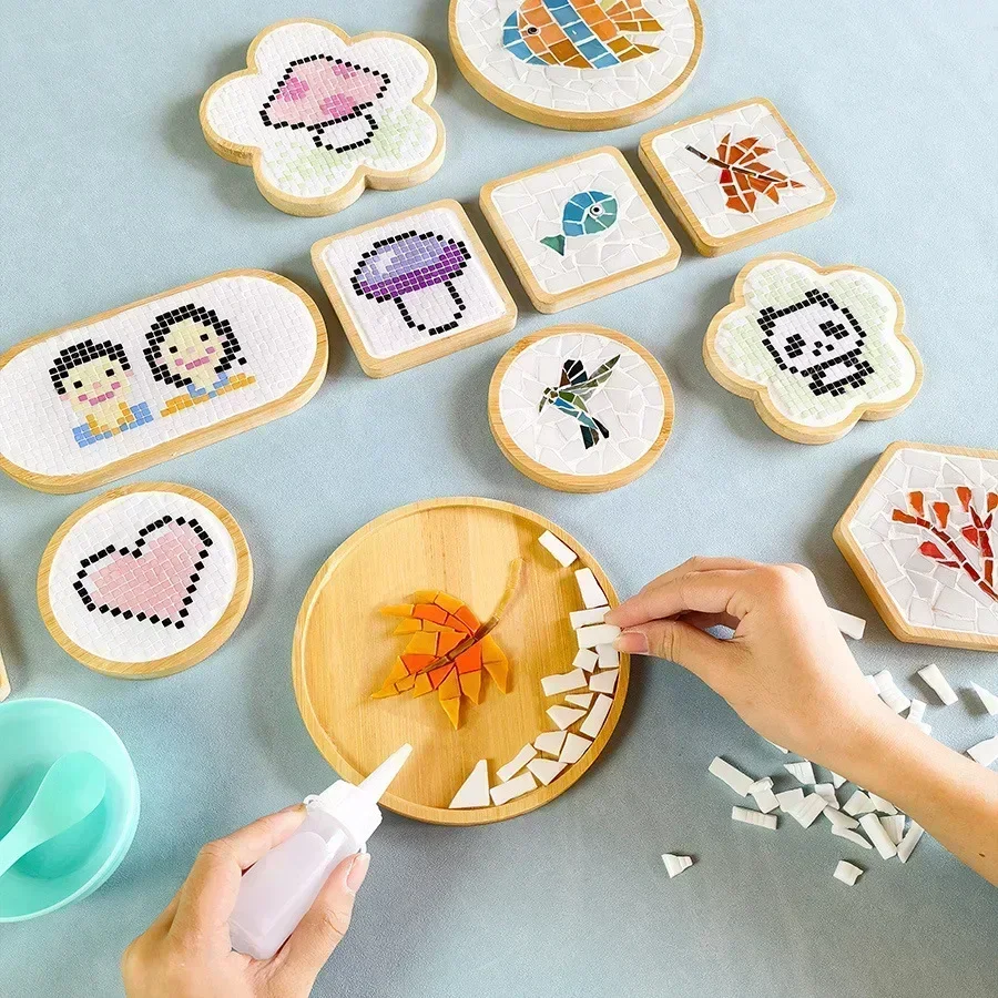 Handmade DIY Mosaic Cup Mat Bo – обзор и цена Art Craft Kits For Kids