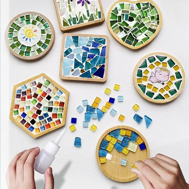 Handmade DIY Mosaic Cup Mat Bo – обзор и цена Art Craft Kits For Kids