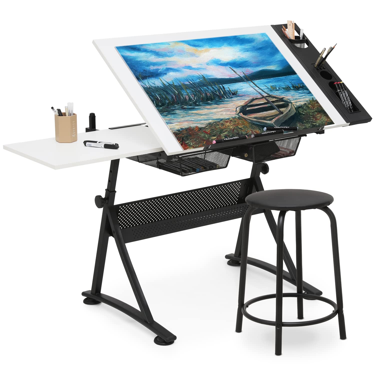 Adjustable Drafting Desk with  – обзор и цена Art & Craft Teacher
