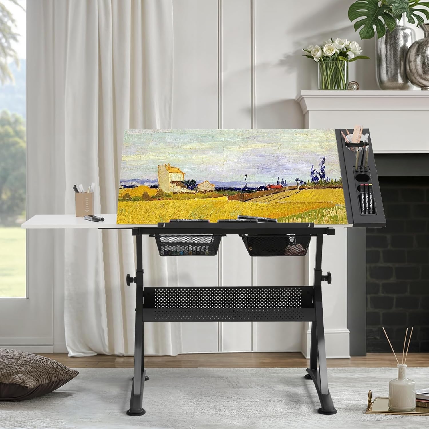 Adjustable Drafting Desk with  – обзор и цена Art & Craft Teacher