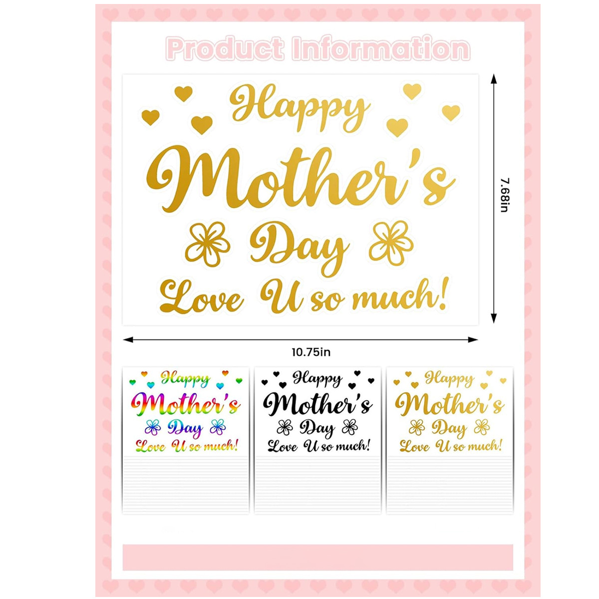 Mother’s Day Party Balloon Sti – обзор и цена Art Craft Mother'S Day