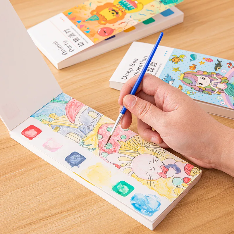 20 Pages Portable Watercolor P – обзор и цена Gouache Paint Set