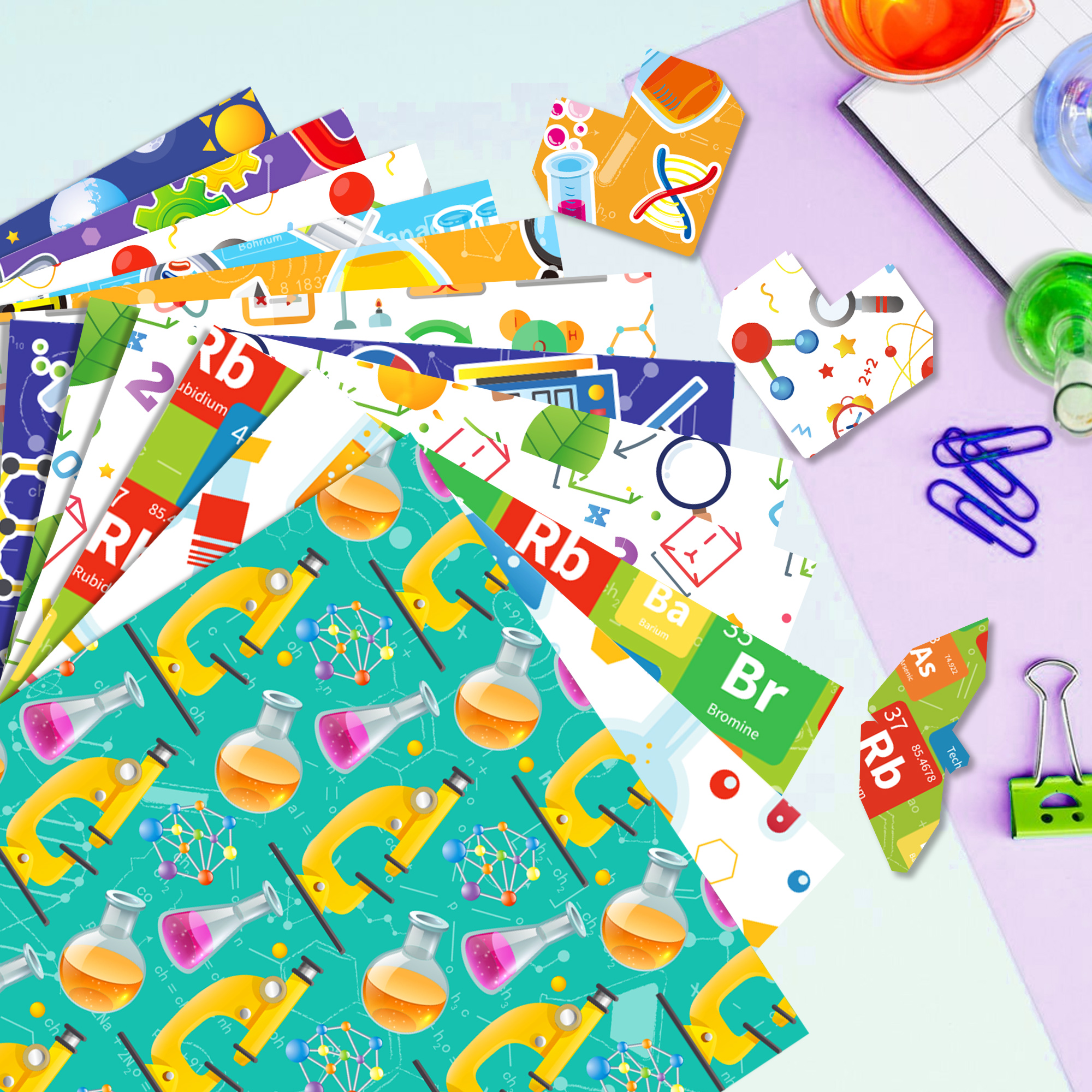 24pcs Science Scientist Scrapb – обзор и цена Art Craft In Paper