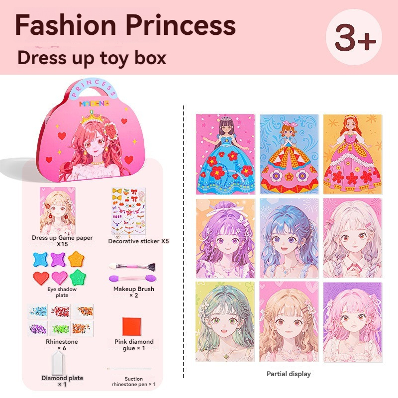 3 in 1 Princess Makeup Kit DIY – обзор и цена Art Craft 6 Year Old