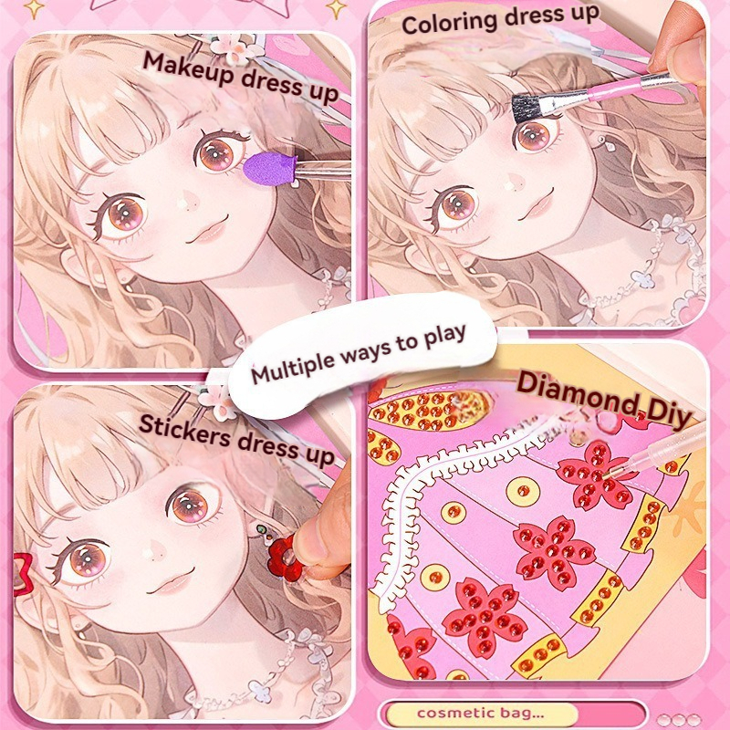3 in 1 Princess Makeup Kit DIY – обзор и цена Art Craft 6 Year Old